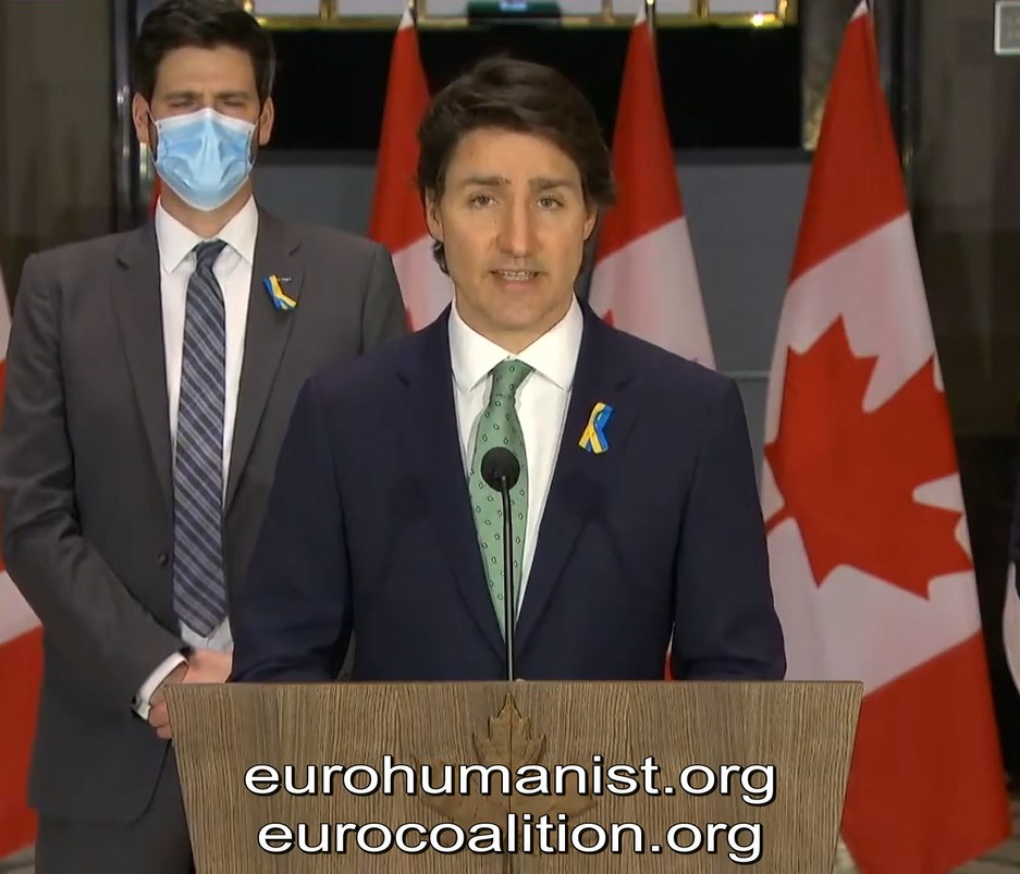 Justin Trudeau Support To Ukraine's Military